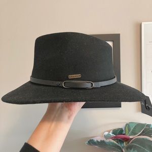 NWT Eddie Bauer Felt Fedora/Wide Brim Hat